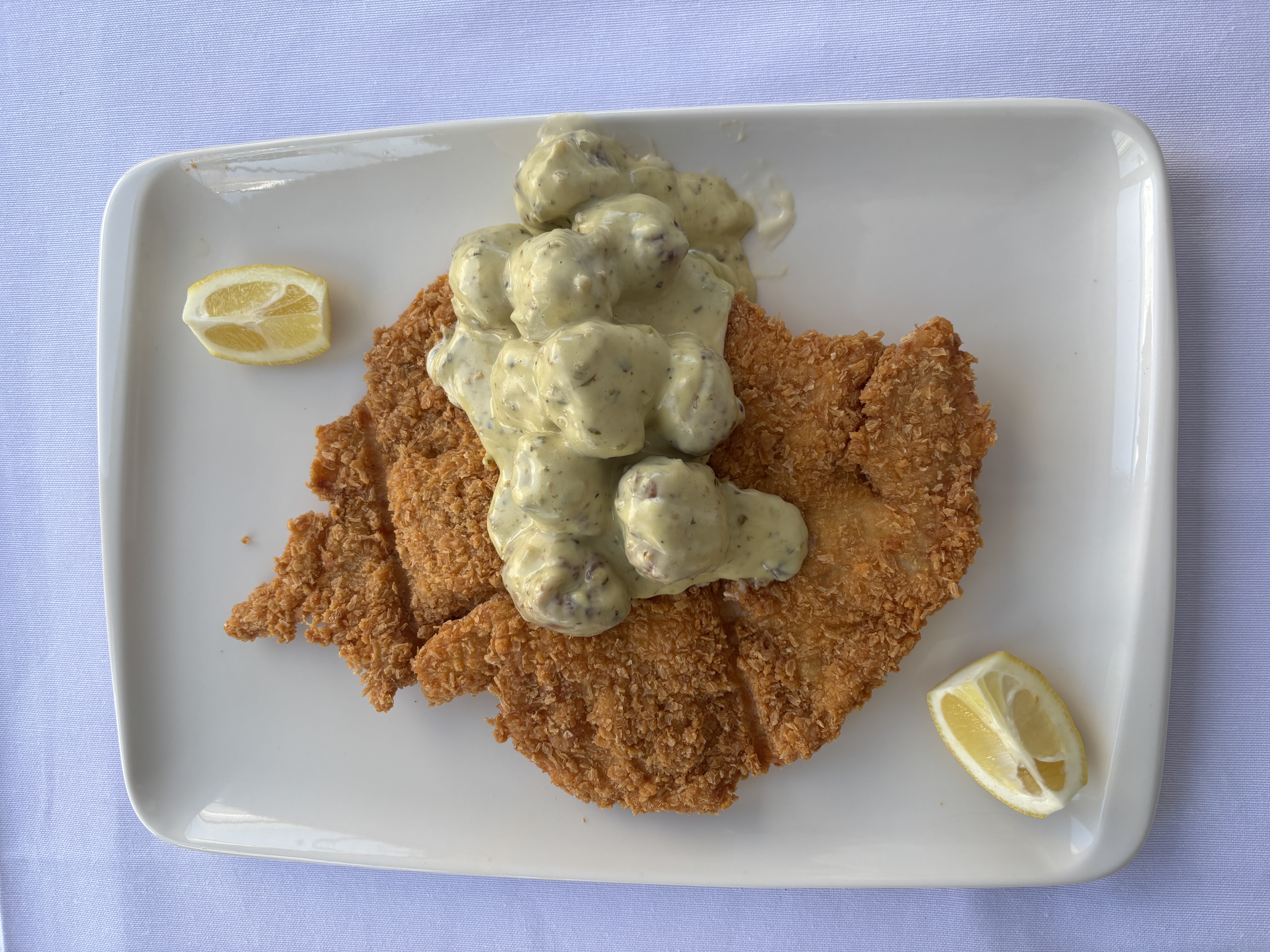 Gnocchi Kremalı Hindi Şinitzel