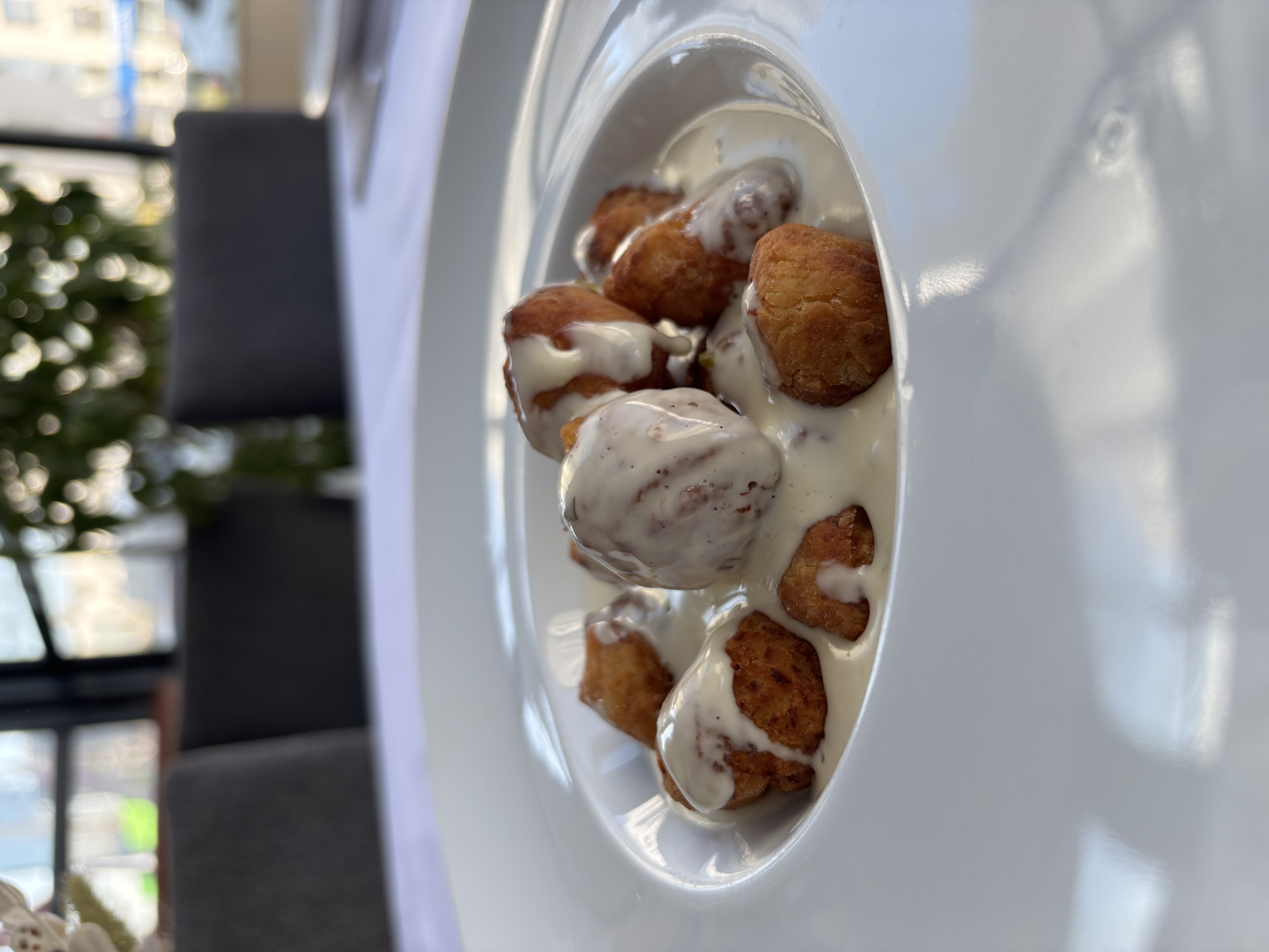 Peynir Soslu Kızarmış Gnocchi
